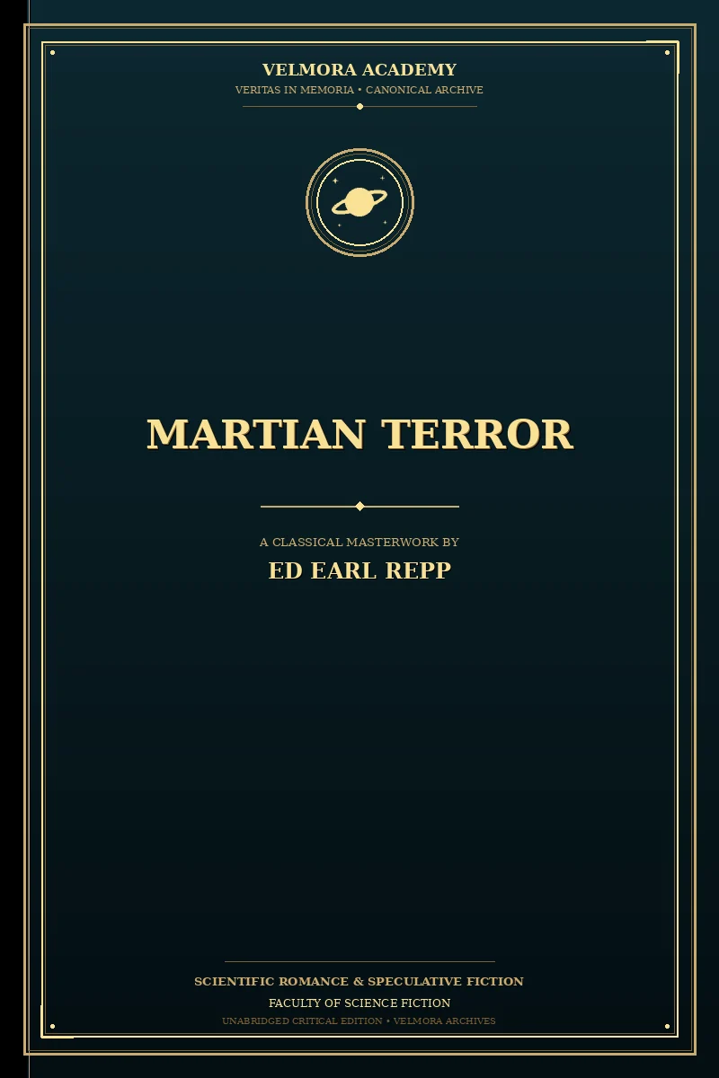 Cover of Martian Terror