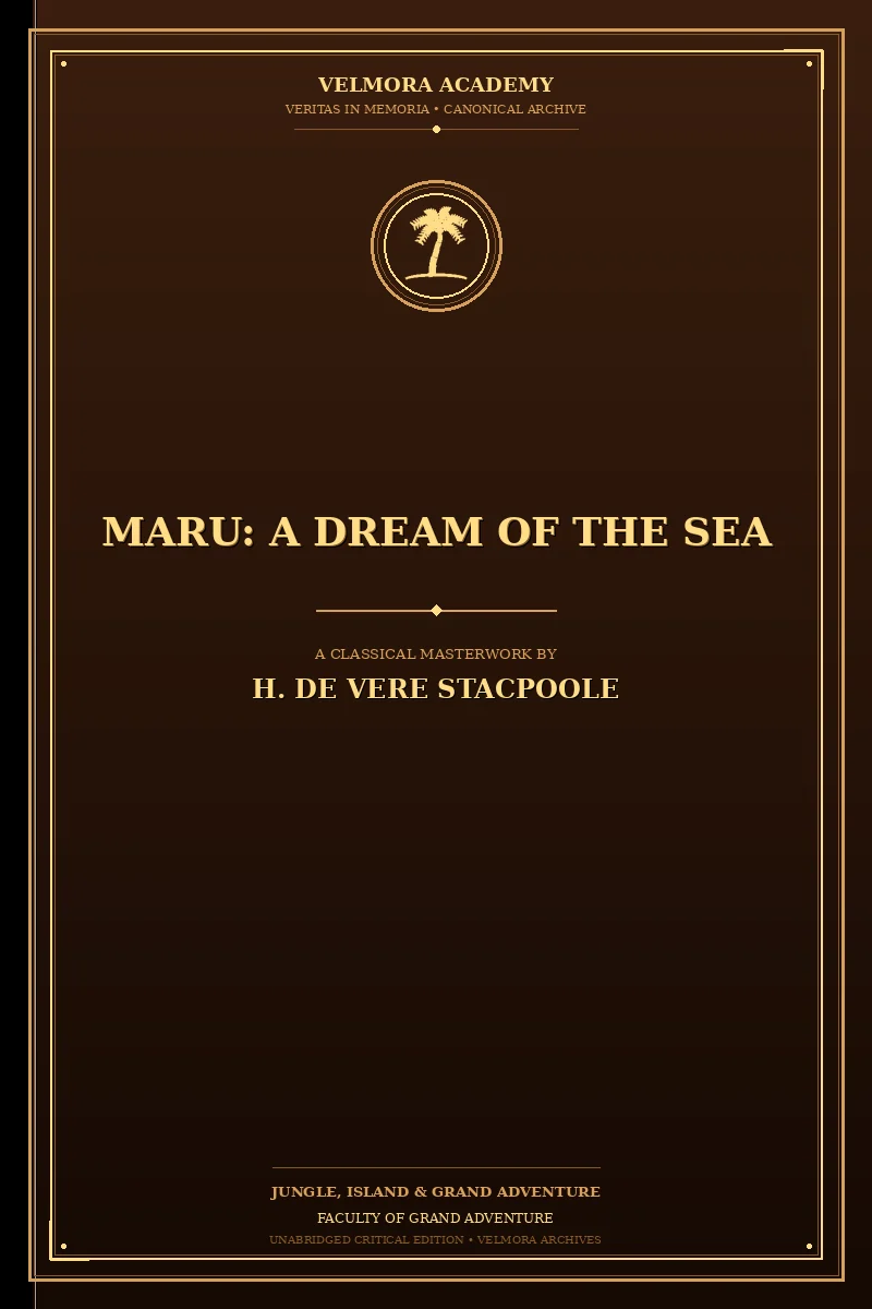 Cover of Maru: A Dream of the Sea