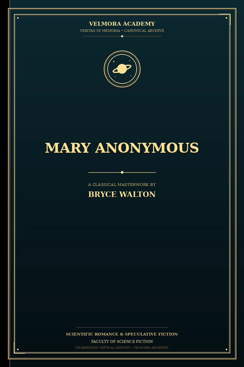 Cover of Mary Anonymous