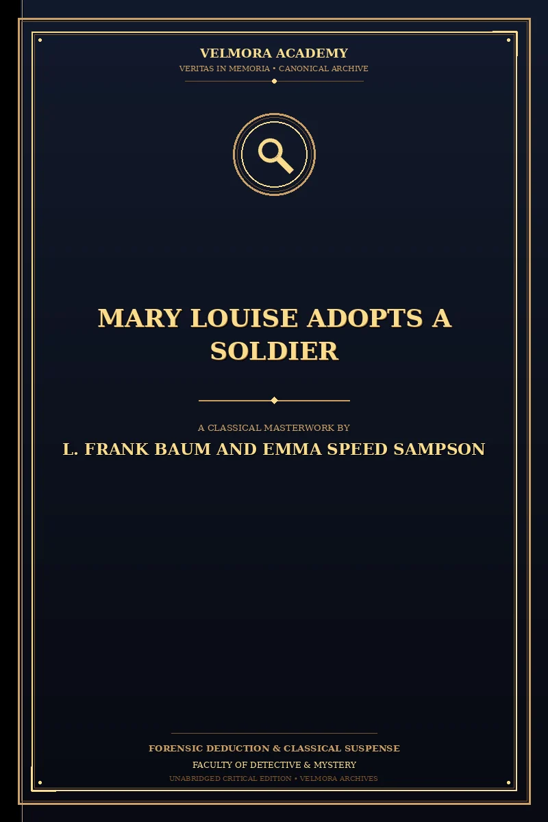 Mary Louise Adopts a Soldier