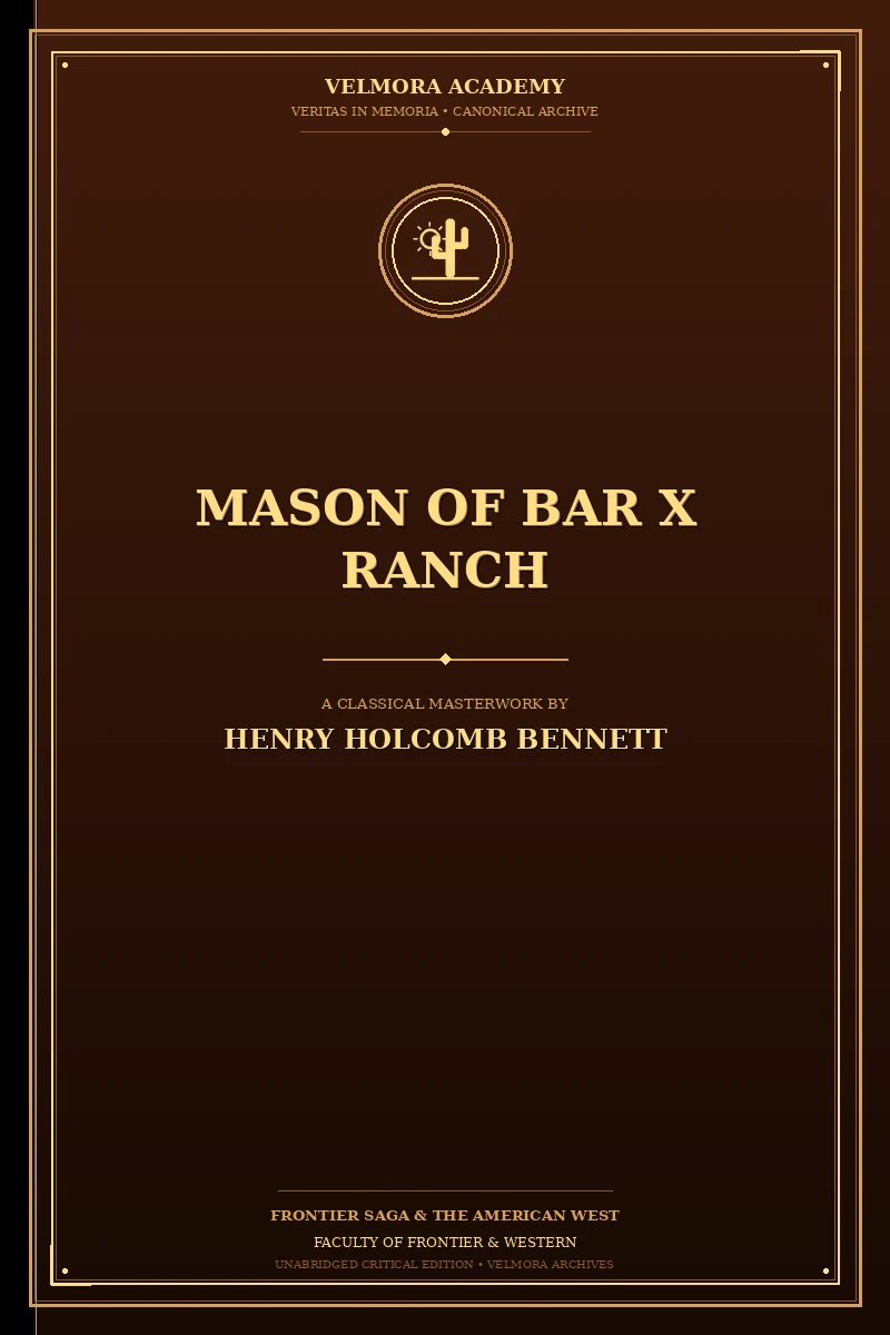 Cover of Mason of Bar X Ranch