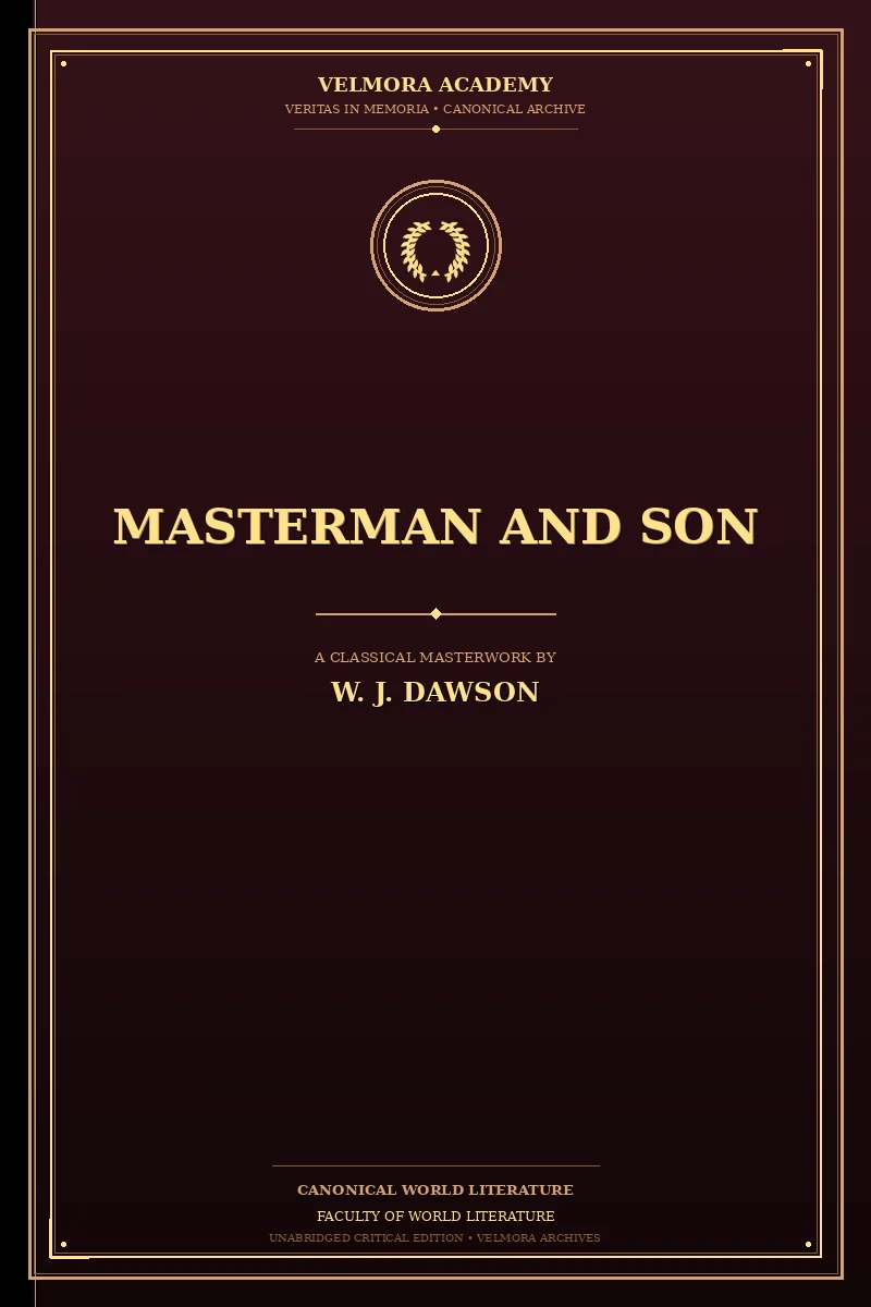 Cover of Masterman and Son