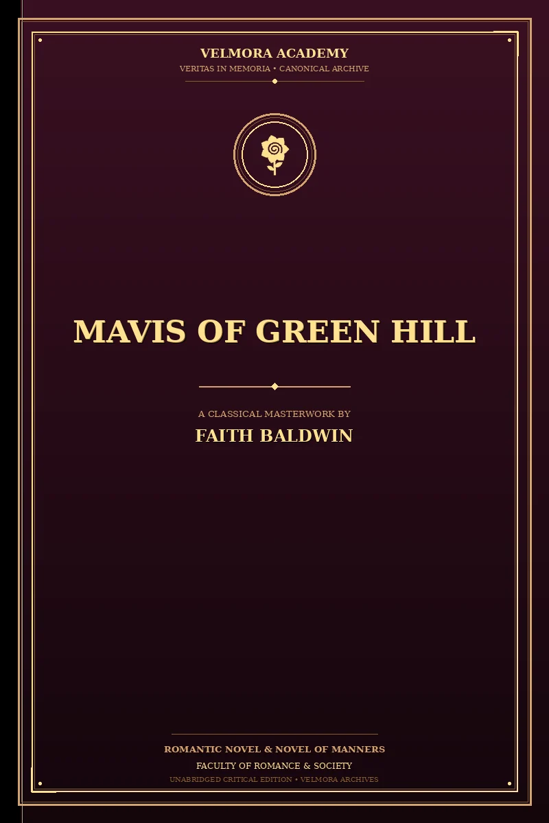 Cover of Mavis of Green Hill