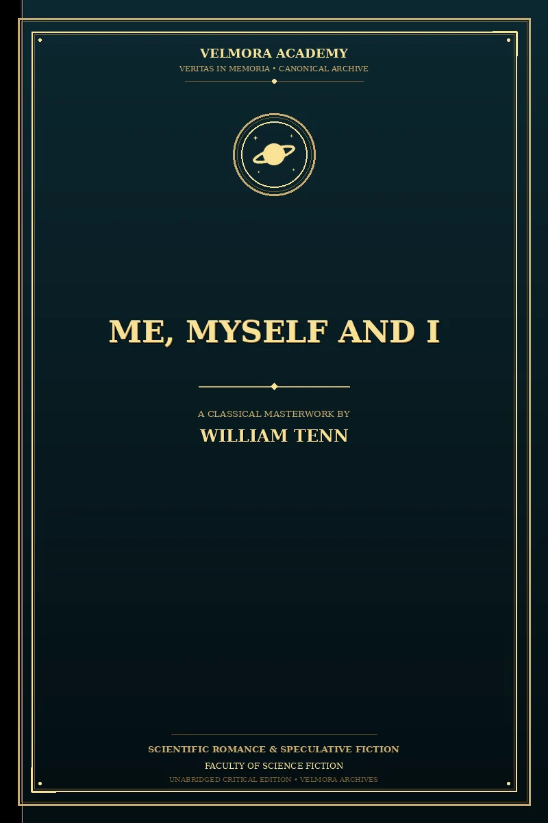 Cover of Me, Myself and I