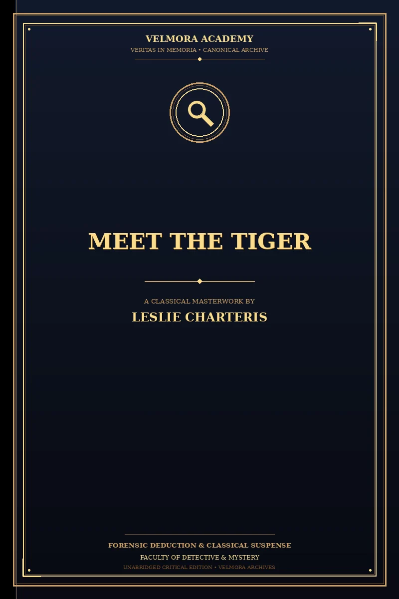 Cover of Meet the Tiger