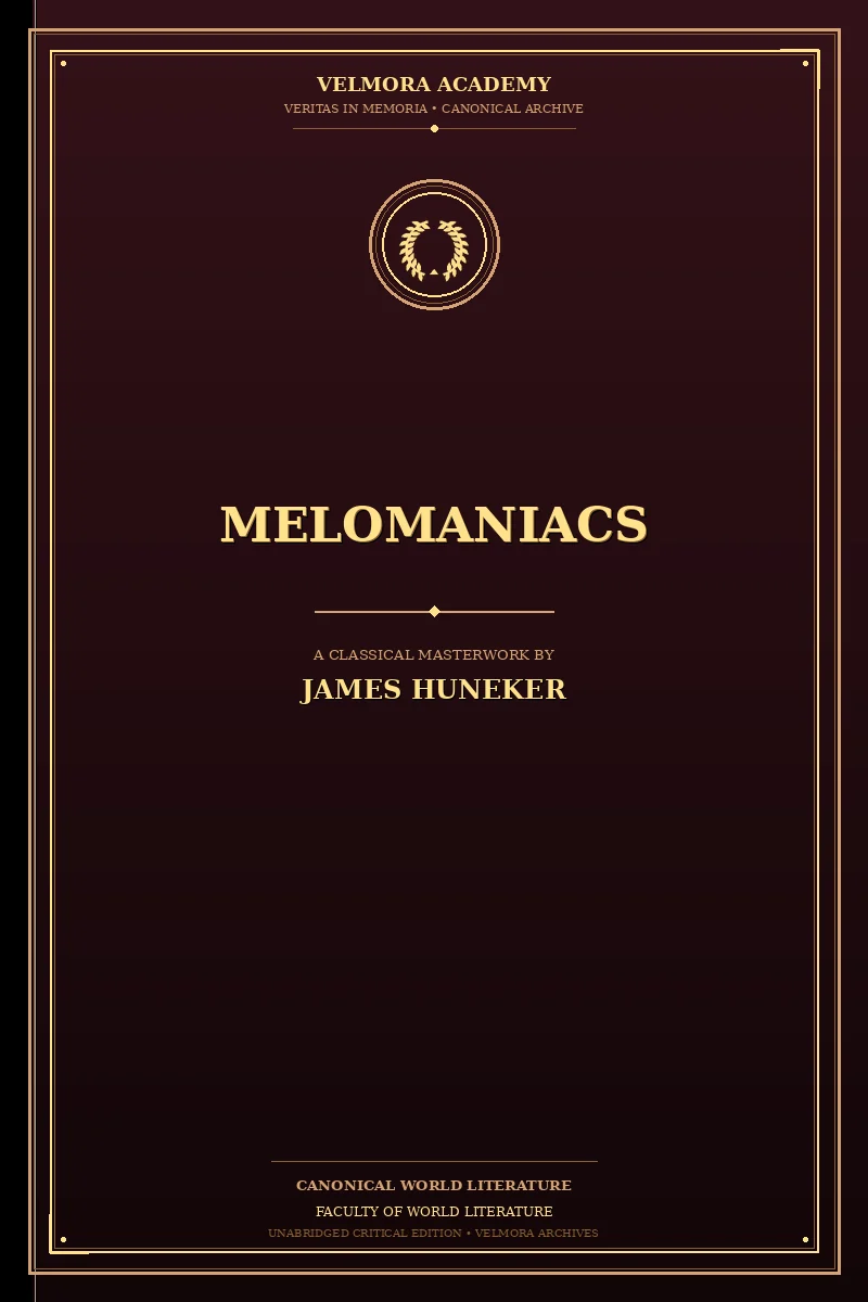 Cover of Melomaniacs