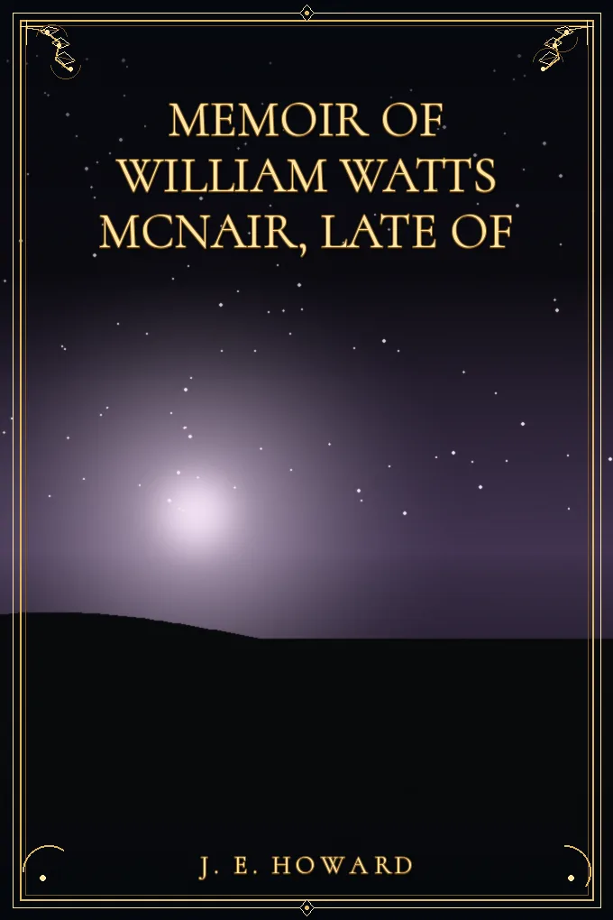 Cover of Memoir of William Watts McNair, Late