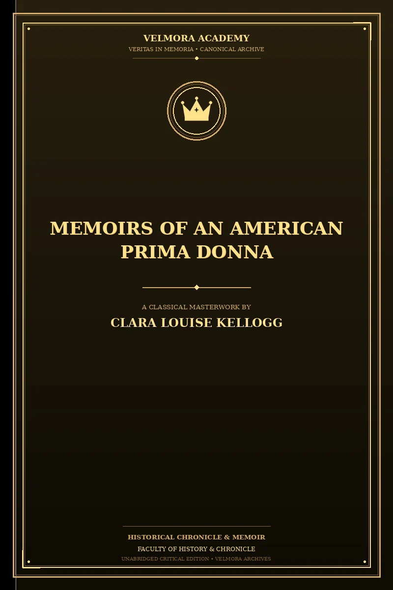Cover of Memoirs of an American Prima Donna