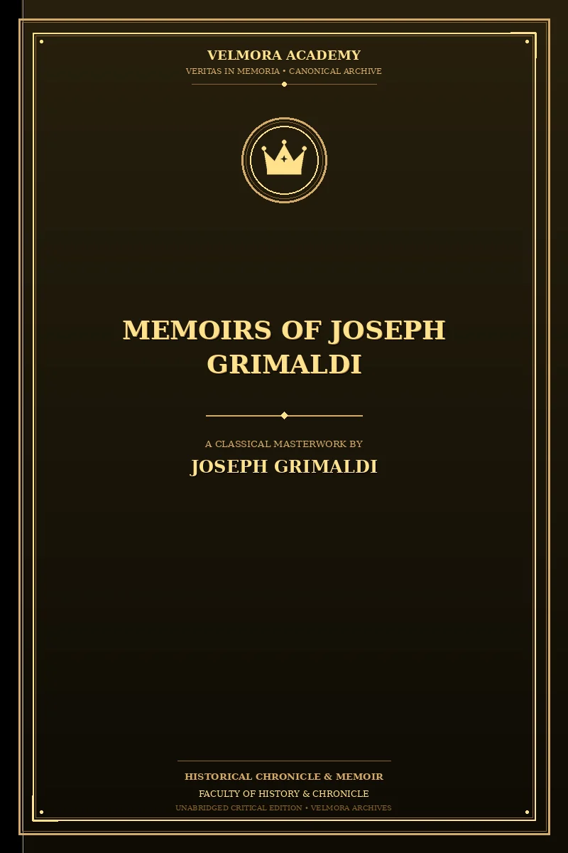 Memoirs of Joseph Grimaldi