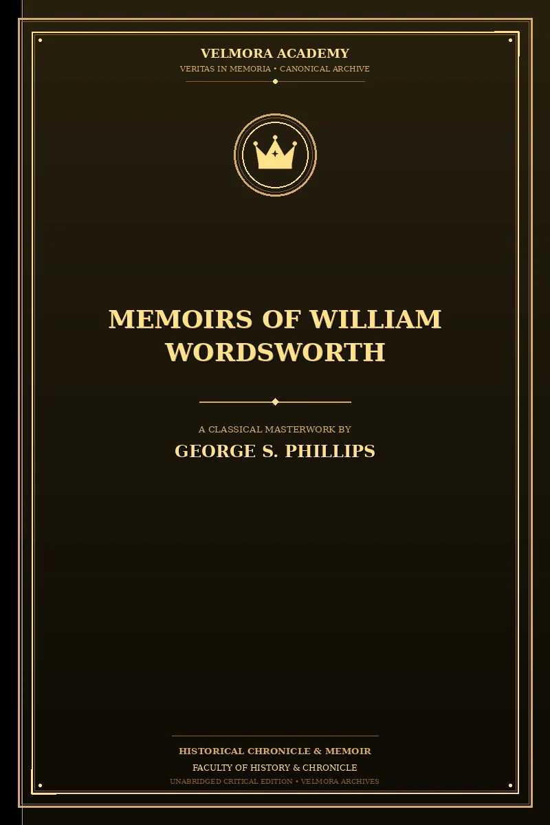 Cover of Memoirs of William Wordsworth