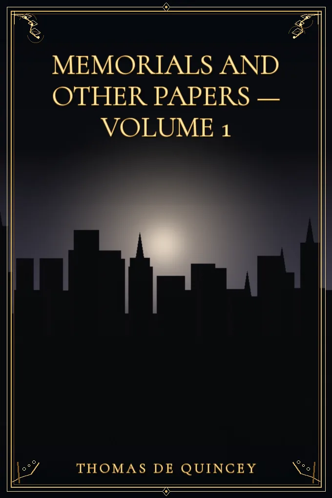 Cover of Memorials and Other Papers — Volume 1