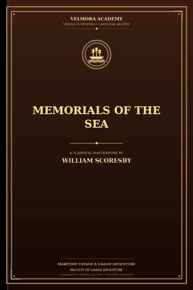 Cover of Memorials of the Sea