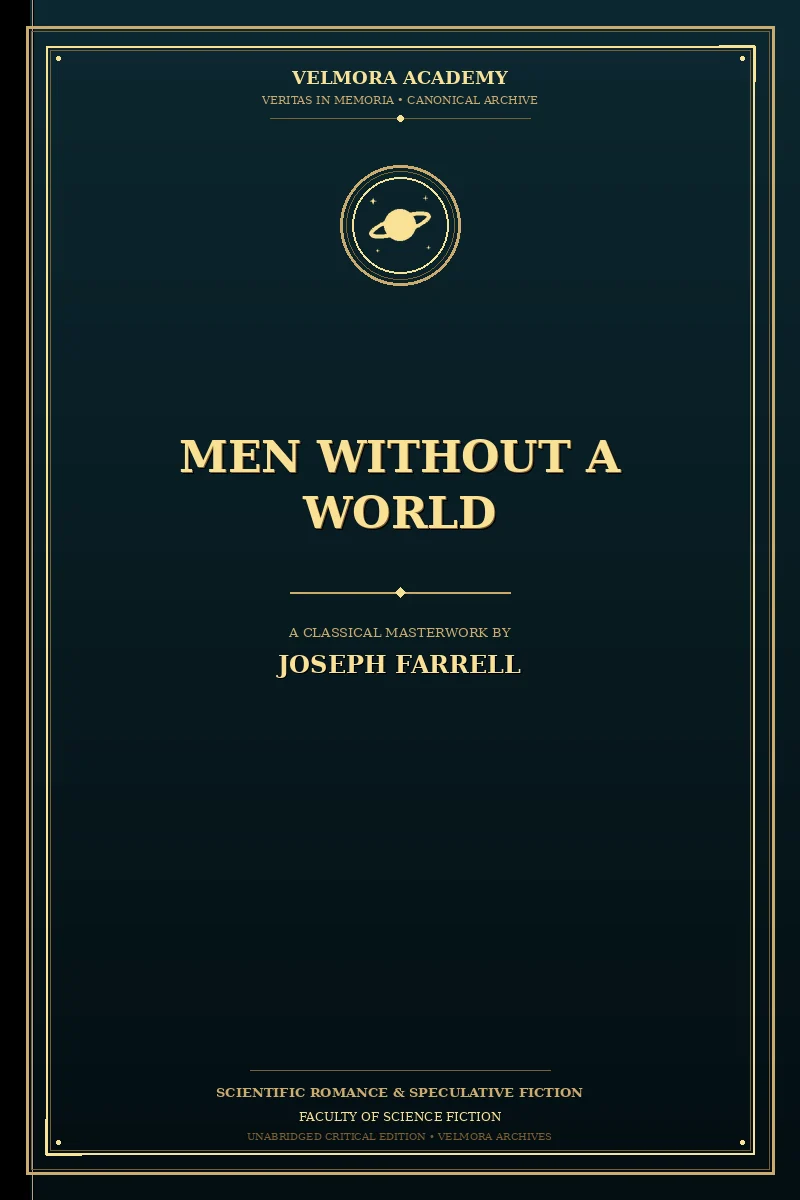Cover of Men Without a World