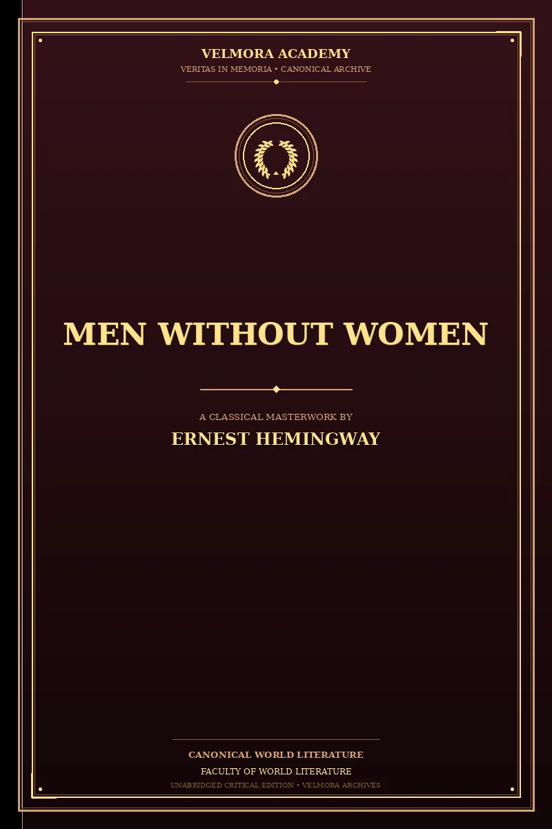 Cover of Men without women