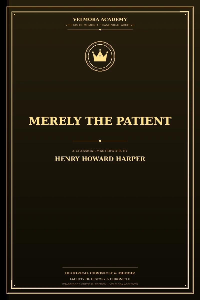 Cover of Merely the patient