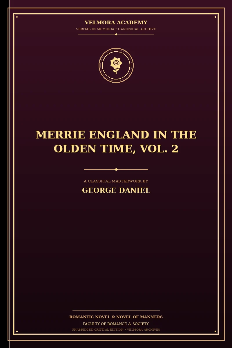 Cover of Merrie England in the Olden Time, Vol. 2