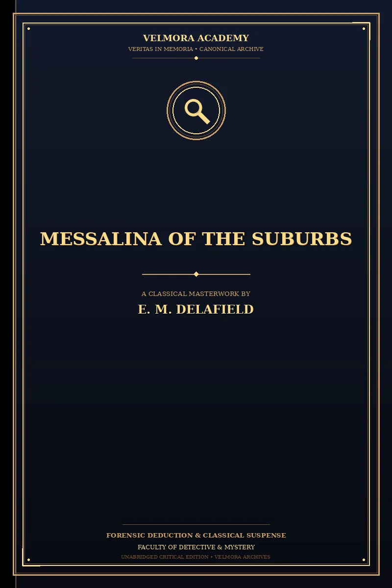 Cover of Messalina of the suburbs
