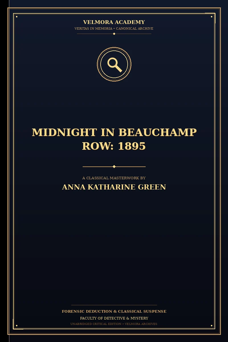 Cover of Midnight In Beauchamp Row: 1895