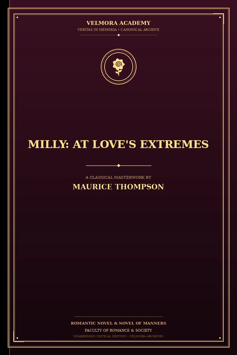 Cover of Milly: At Love's Extremes