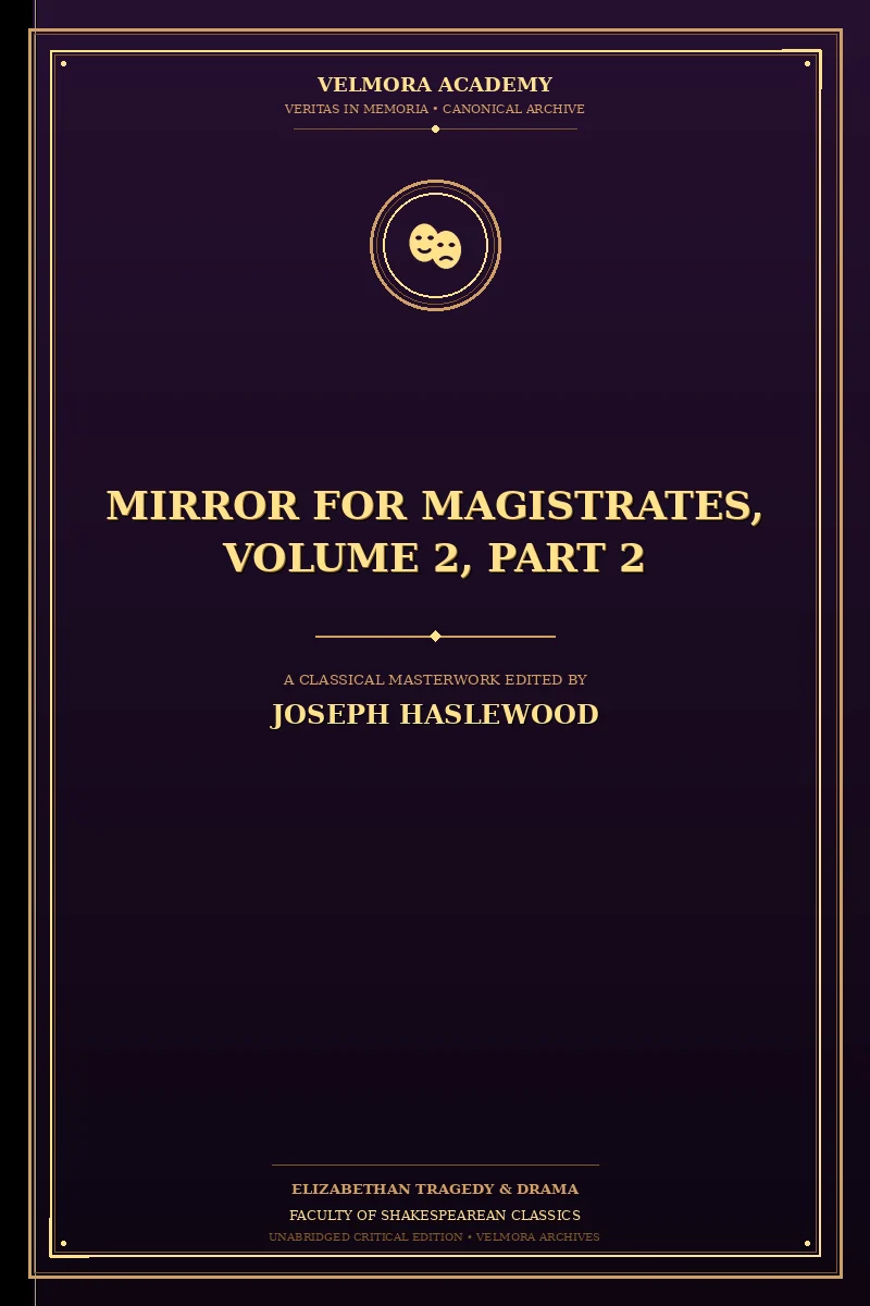 Cover of Mirror for Magistrates, Volume 2, Part 2