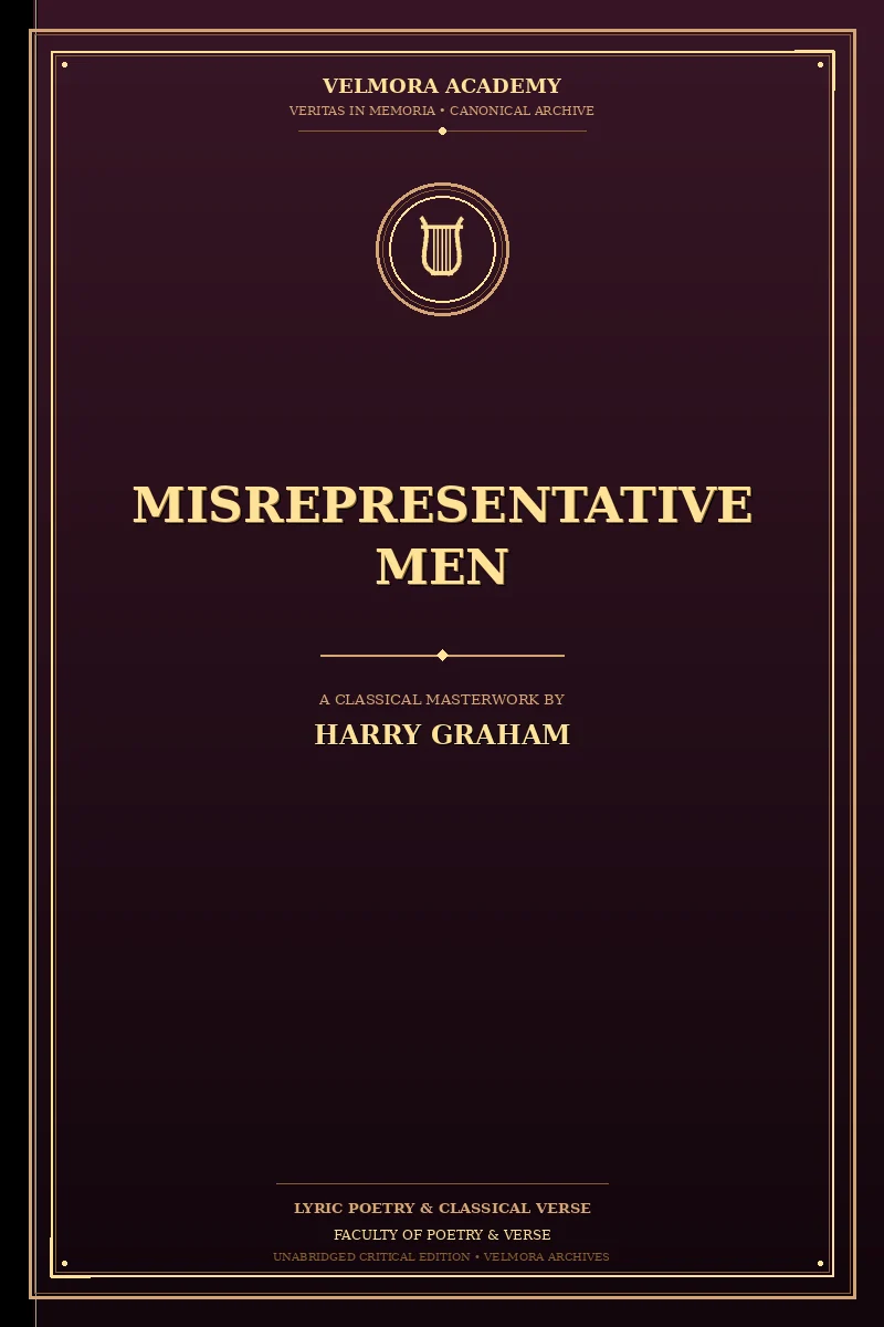 Cover of Misrepresentative Men