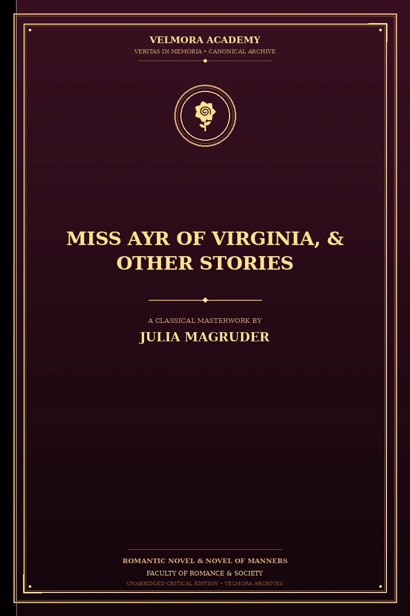 Miss Ayr of Virginia, & other stories