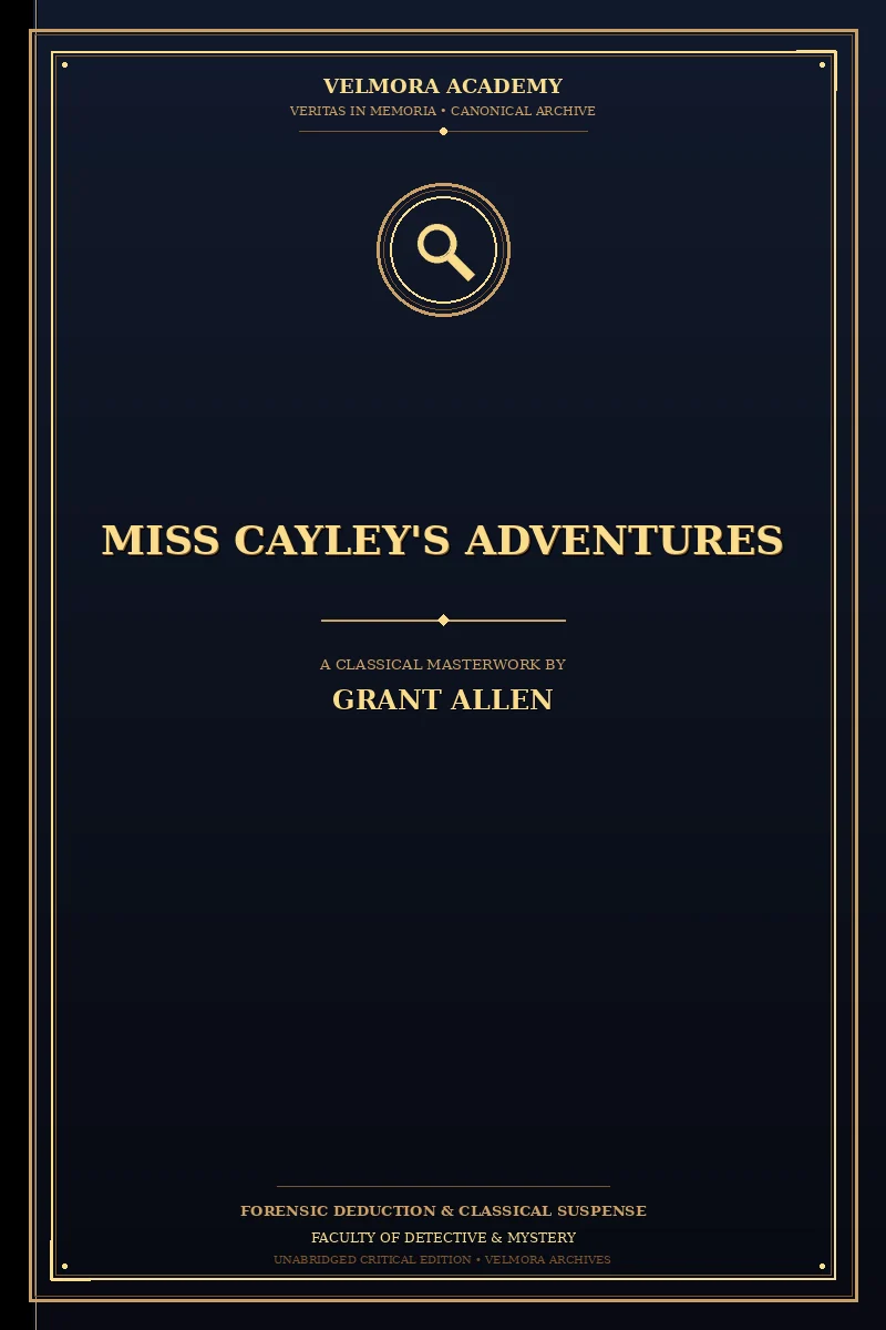 Cover of Miss Cayley's Adventures
