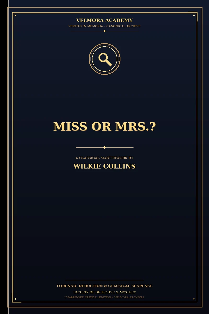 Cover of Miss or Mrs.?