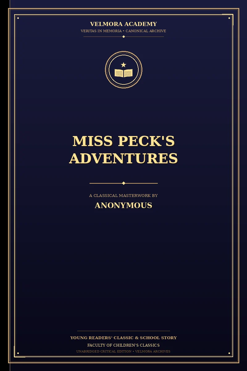 Cover of Miss Peck's Adventures