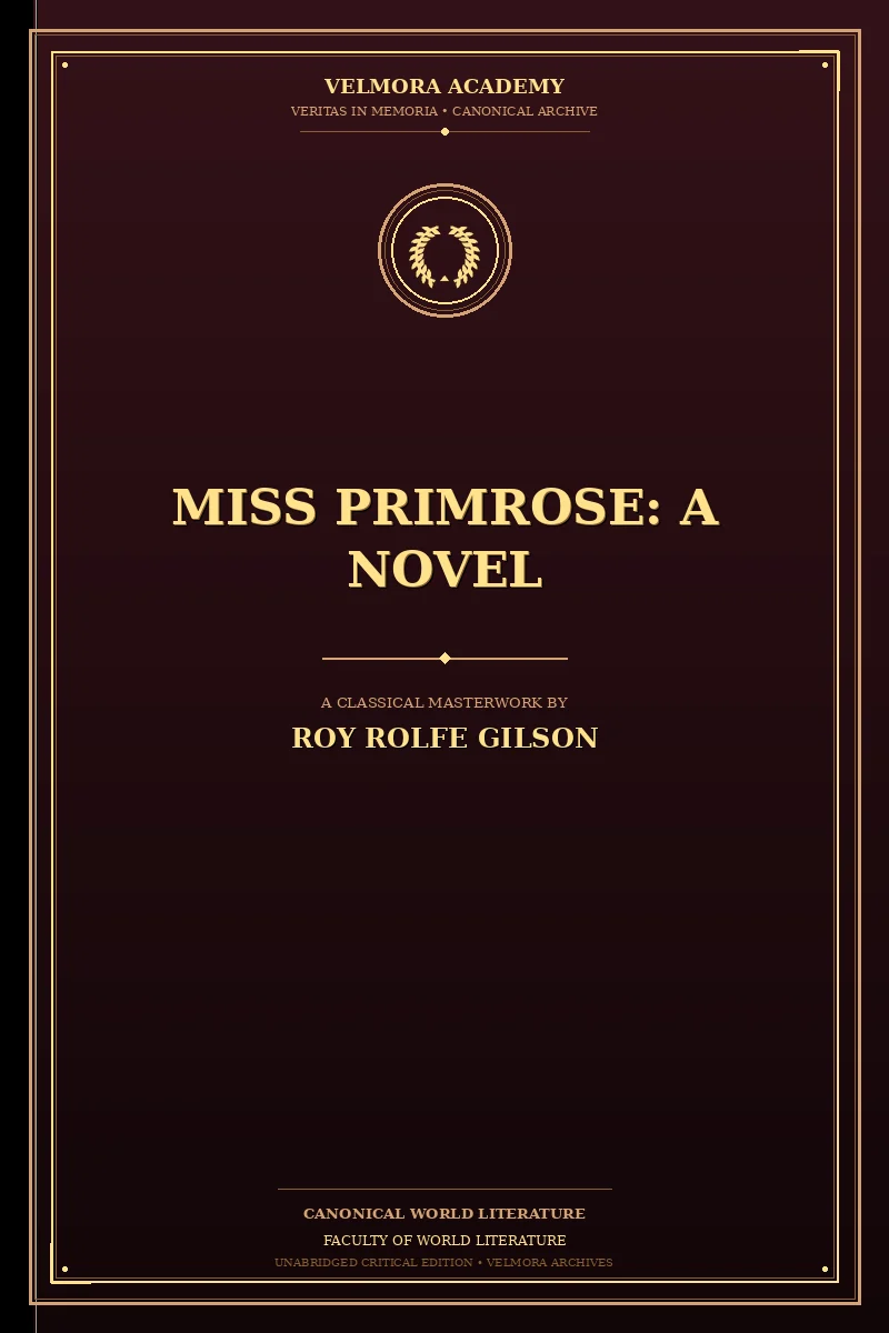Miss Primrose: A Novel
