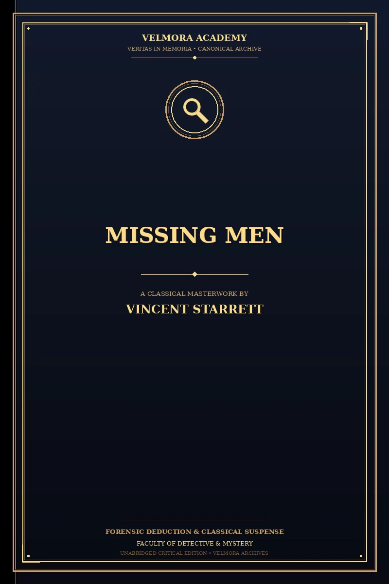 Cover of Missing men