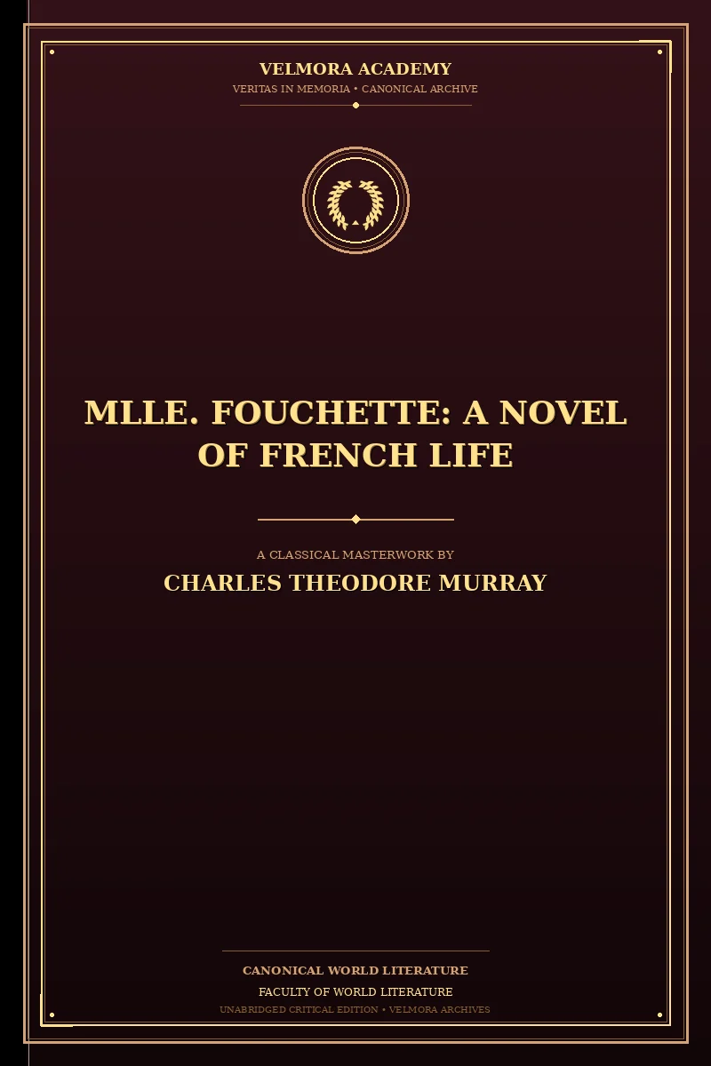 Cover of Mlle. Fouchette: A Novel of French Life
