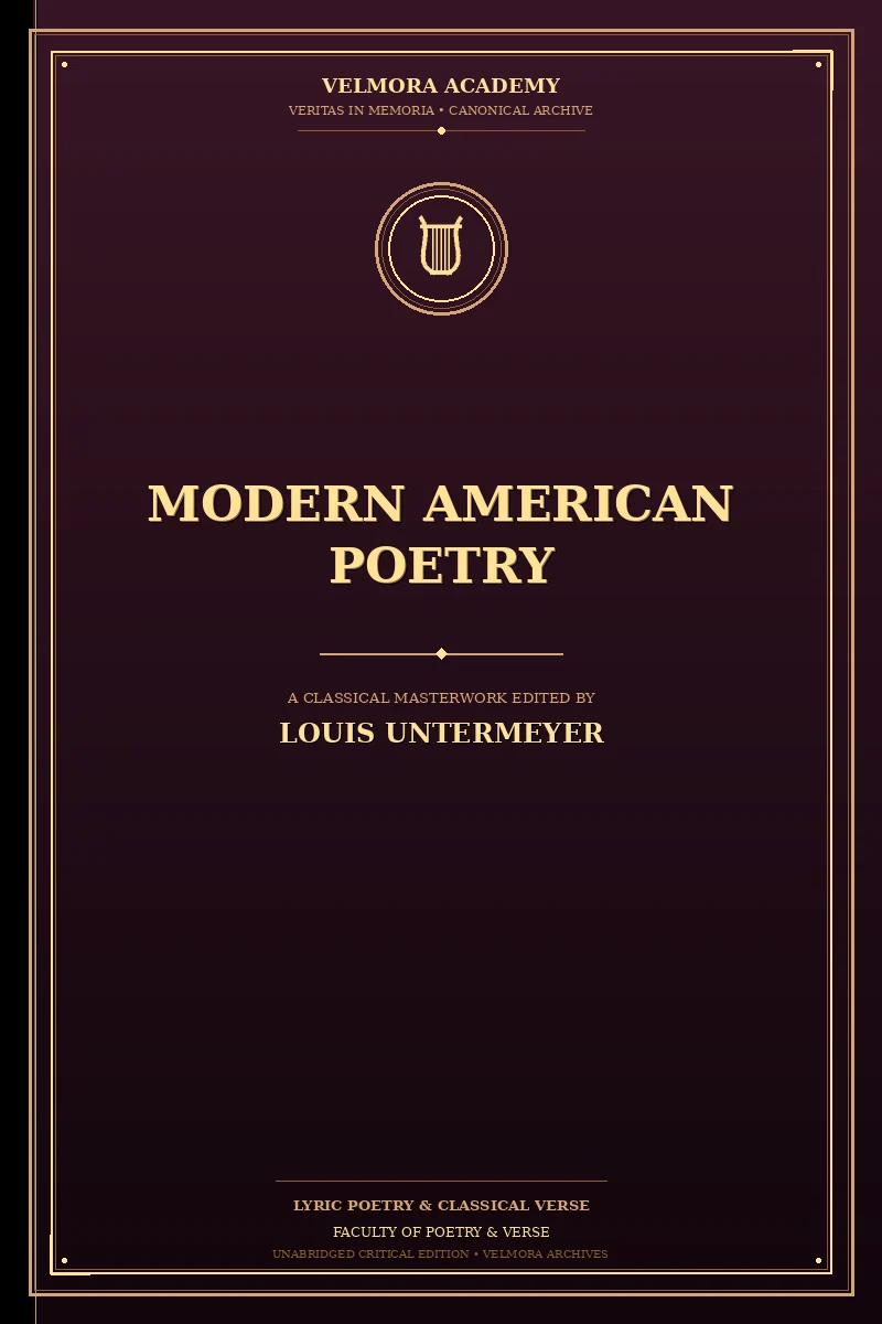 Modern American Poetry