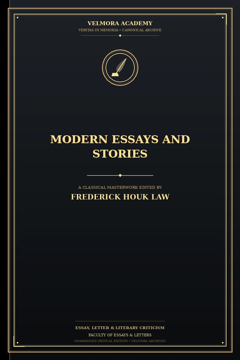 Cover of Modern Essays and Stories A book to awaken appreciation of modern prose