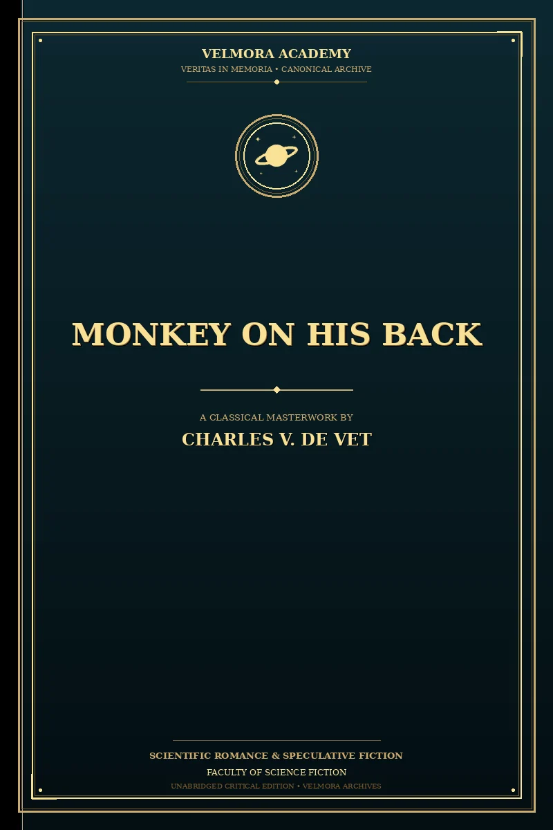 Cover of Monkey On His Back