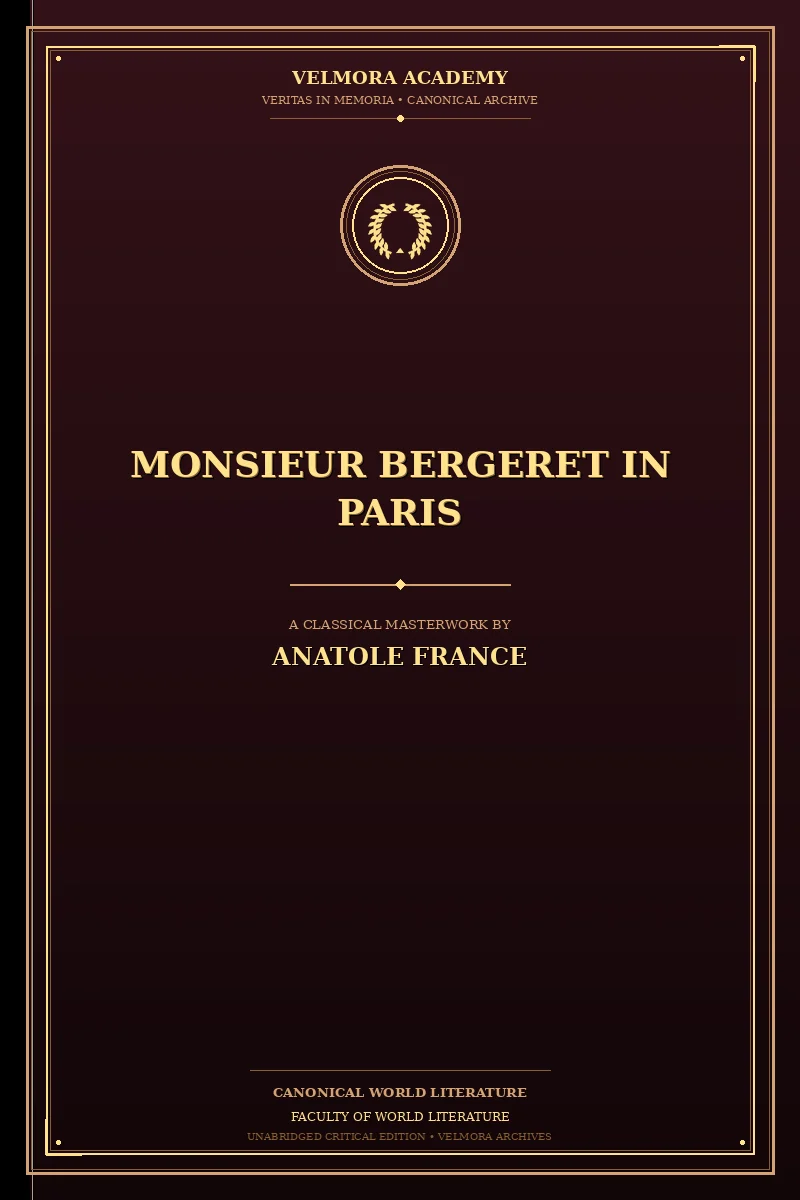 Monsieur Bergeret in Paris