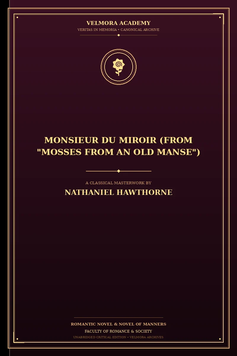 Cover of Monsieur du Miroir (From "Mosses from an Old Manse")