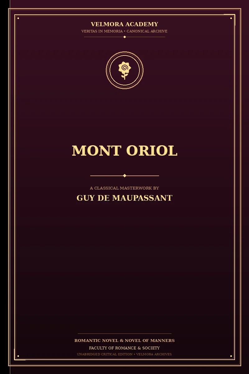 Cover of Mont Oriol