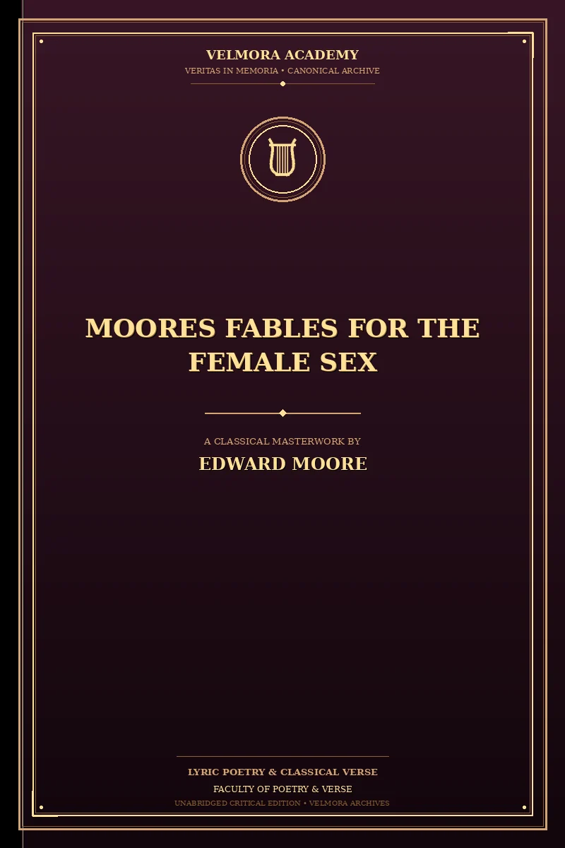 Cover of Moores Fables for the Female Sex
