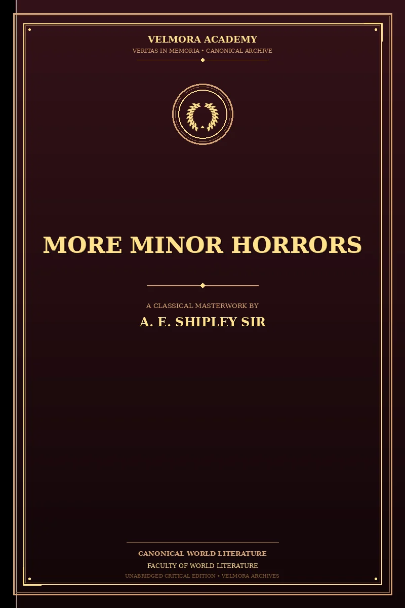 Cover of More Minor Horrors
