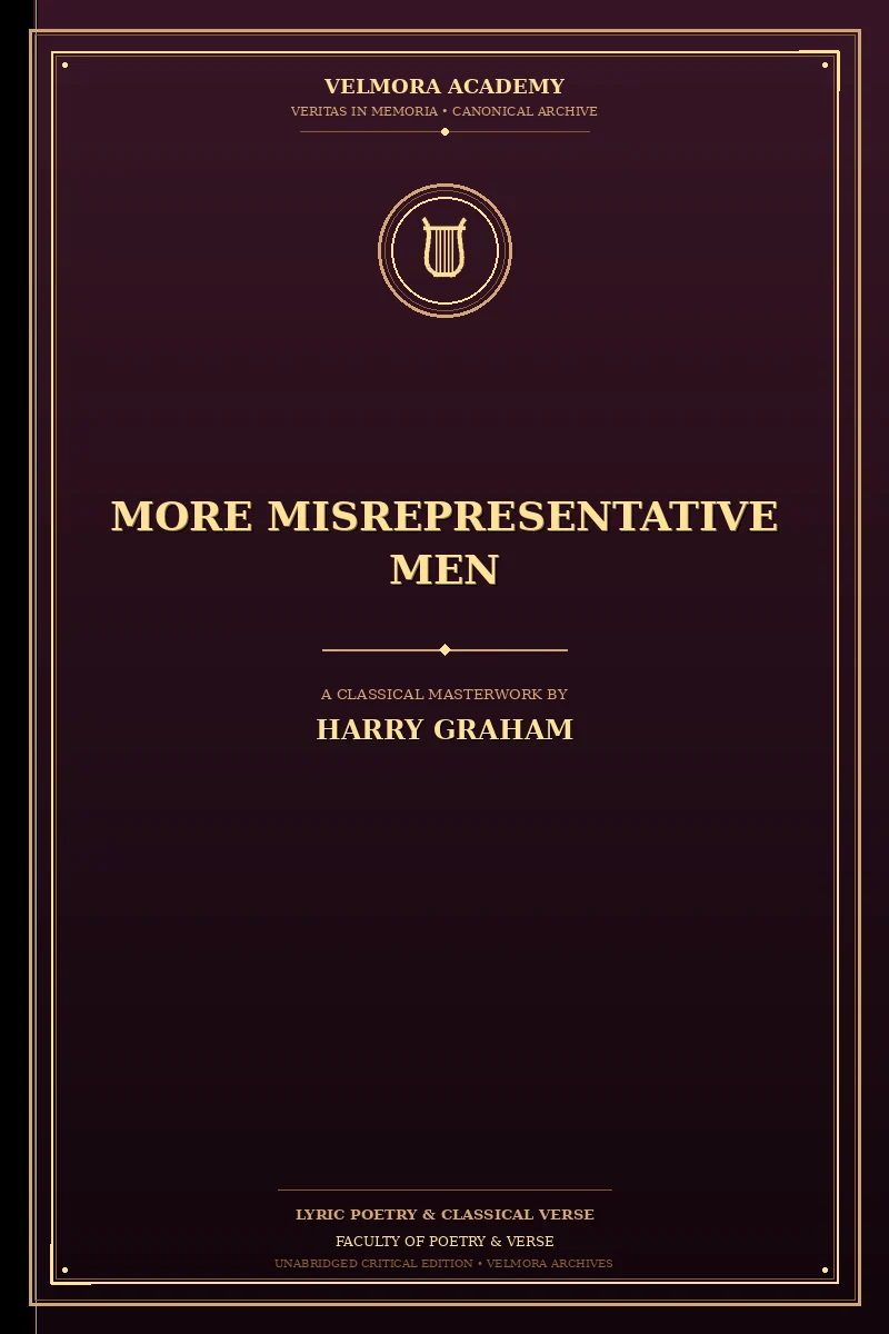 Cover of More Misrepresentative Men