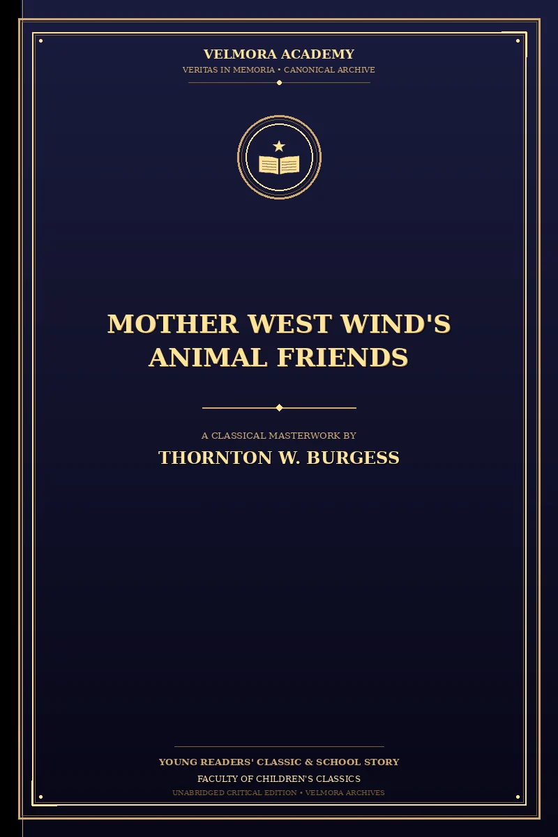 Cover of Mother West Wind's Animal Friends