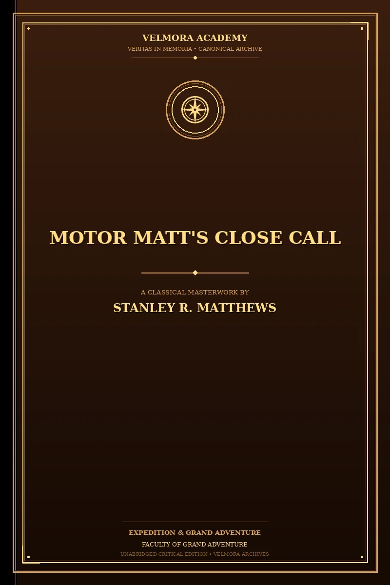 Cover of Motor Matt's Close Call