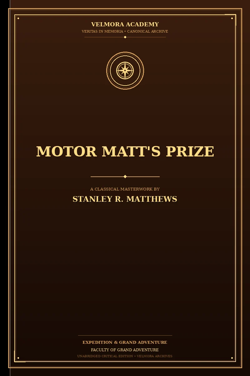 Cover of Motor Matt's Prize