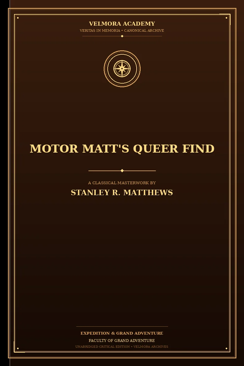 Motor Matt's Queer Find