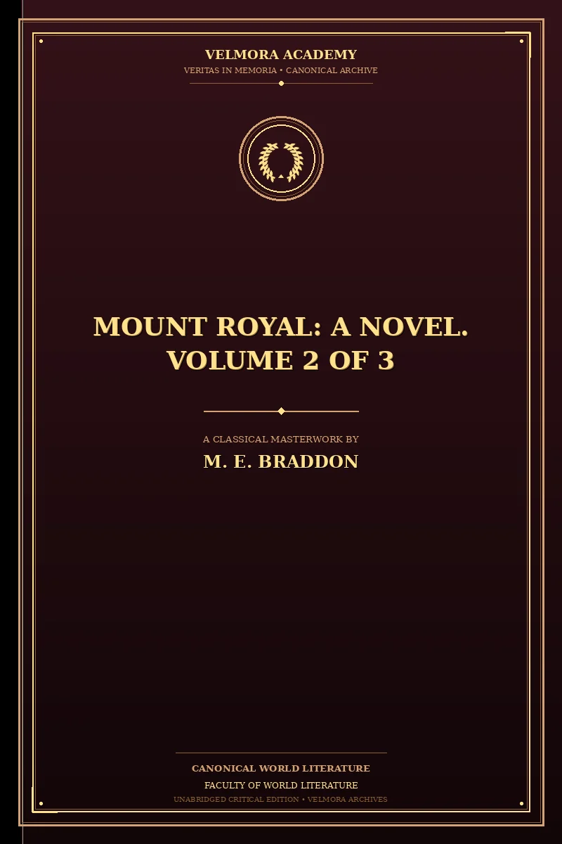 Cover of Mount Royal: A Novel. Volume 2 of 3