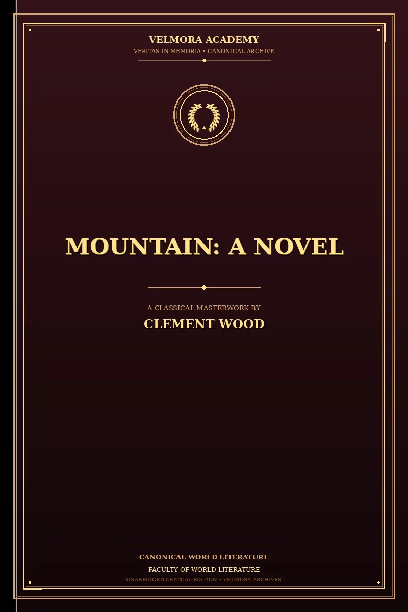 Mountain: A Novel