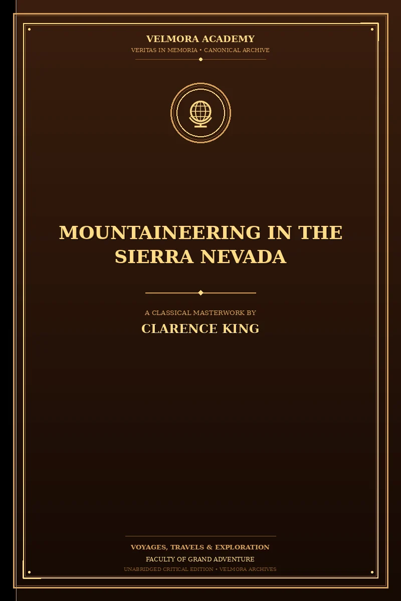 Mountaineering in the Sierra Nevada