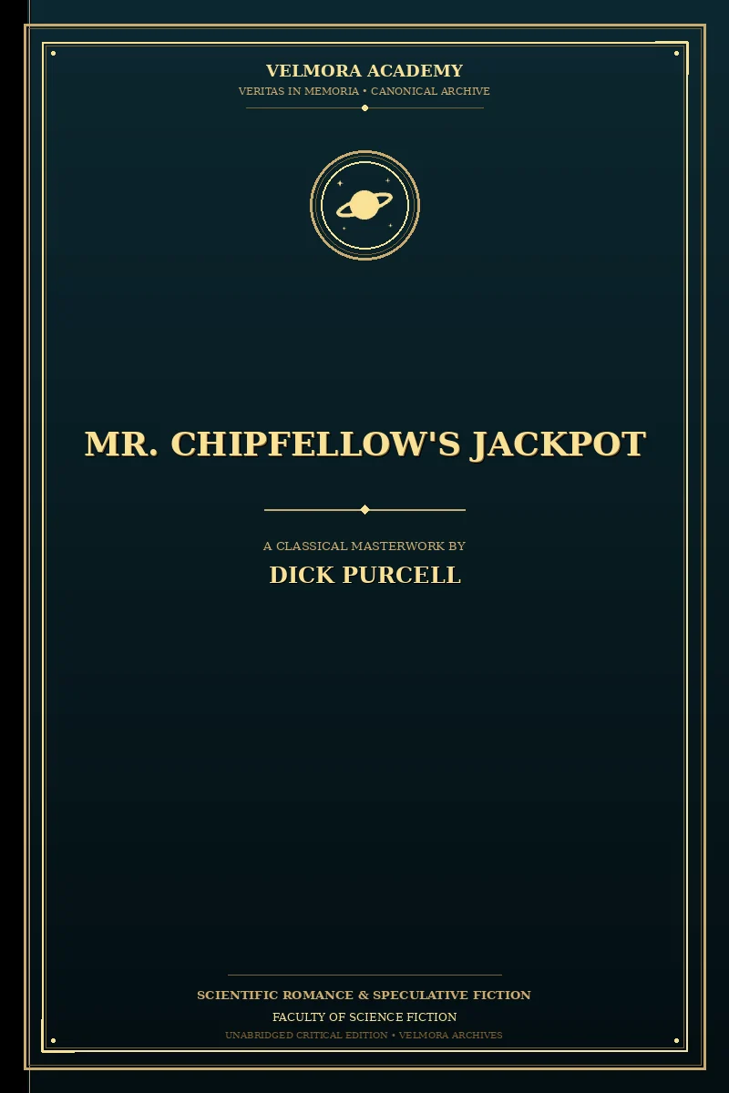 Cover of Mr. Chipfellow's Jackpot