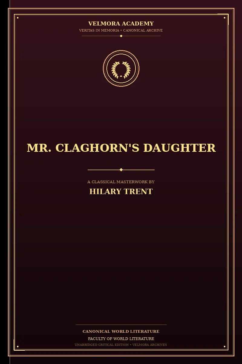 Mr. Claghorn's Daughter